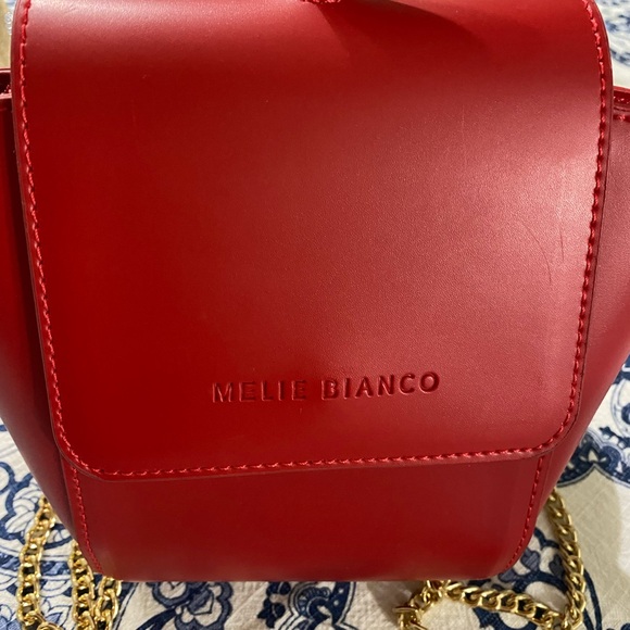 Melie Bianco's vegan leather Adele bag - Crossbody or wristlet - Red - NWOT - Picture 2 of 14
